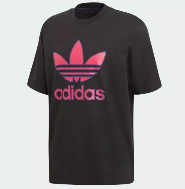 Adidas Originals Trefoil Cotton Tee Size Medium Black Mens EC3680 | eBay