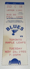Blues North Stars NHL Logo Ticket Stub Ciccarelli Mullen Sutter Goals 1/19/1987
