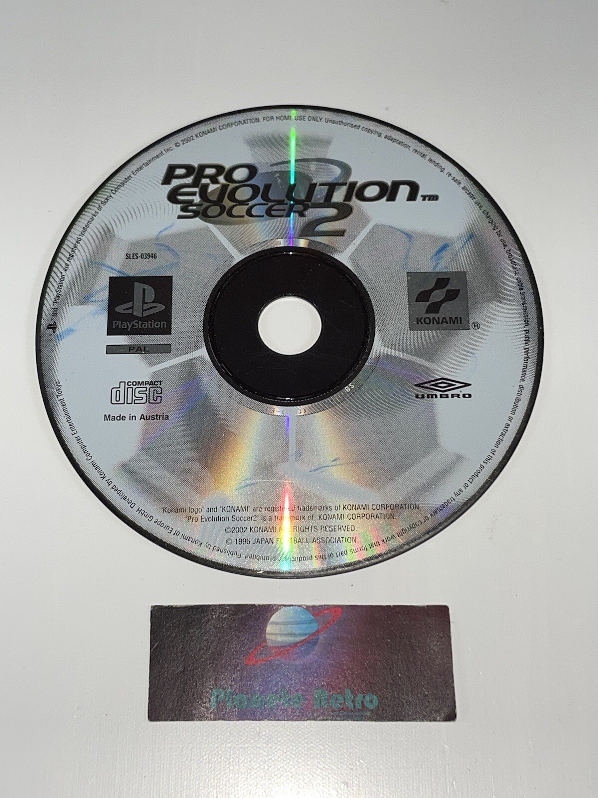 Pro Evolution Soccer 2 - PS1 Loose Version Française PlayStation Sony