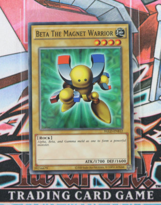Yugioh Beta The Magnet Warrior YGLD-ENB12 Unlimited Common