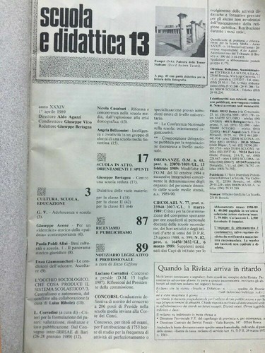 SCUOLA E DIDATTICA N.13 1 APRILE 1989 E215 - Picture 2 of 2