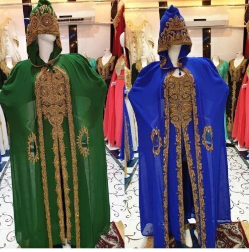 NUEVO Ramdan Especial Eid Marroquí Dubai Kaftanes Kimono Abaya Vestido Largo - Imagen 1 de 3