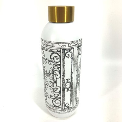 Dior Stainless Water Bottle Tumbler Gold White VIP Customer