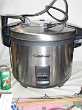 CLEAN TESTED Hamilton Beach Proctor Silex Commercial Rice Cooker Maker 60 Cups