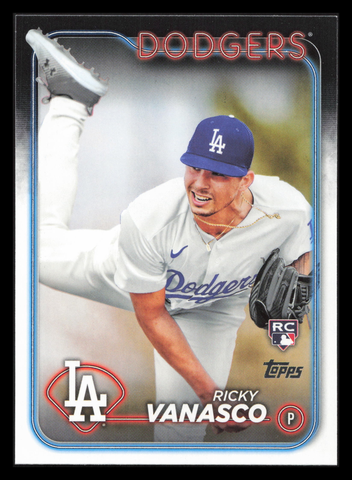 Ricky Vanasco RC 2024 Topps Update US38 Los Angeles Dodgers