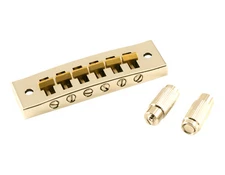 Kluson Harmonica Steel Bridge, Nickel With Brass Saddles - KHBSN