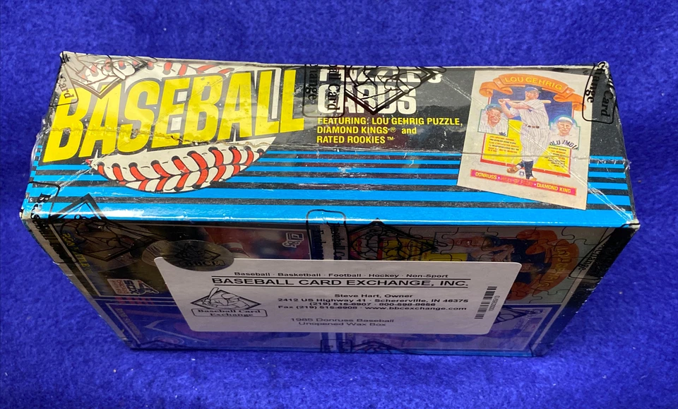 1985 Donruss Baseball Wax Box BBCE Kirby Puckett Roger Clemens Rookie Cards PSA! - Imagem 4 de 4