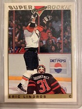 1993 Topps Premier Hockey Eric Lindros, Super Rookie