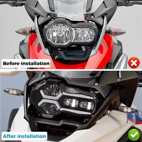 LED Headlight For BMW R1200GS ADV 2013-17/ R1250GS adventure 2019 2020 2021-2024 - Bild 13 von 13