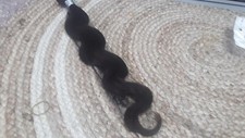 RAW PERUVIAN VIRGIN HUMAN HAIR BODY WAVE DARK BROWN 2 1BUNDLE 100g 12AAA 22INCH