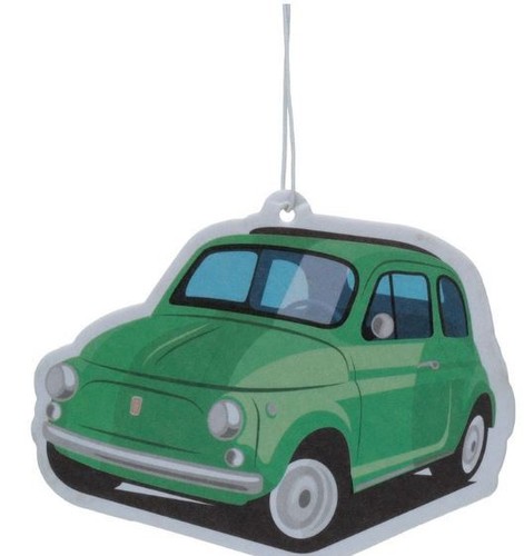 Fiat 500 Offizieller Retro Auto Lufterfrischer in frisch neuwertig oder orange, Deodorant - Bild 3 von 7