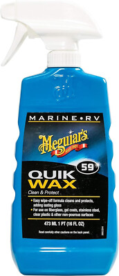 (52,43 /L) Meguiars Quik Wax Marine Sprühwachs Lackpflege Wachsschutz 473ml