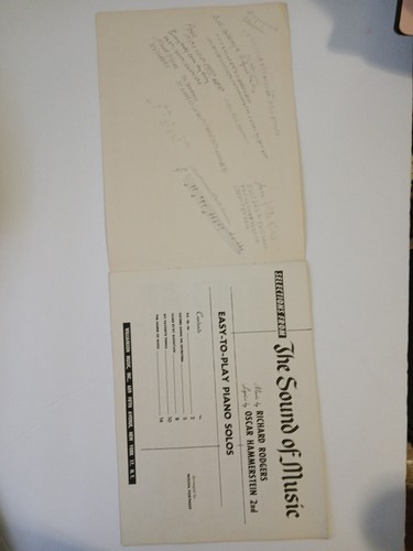 Vintage The Sound Of Music Sheet Music Book Sheet Combo Easy To Play Piano Vocal - Picture 6 of 7