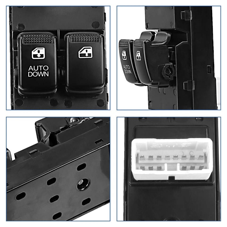 Главный переключатель управления передним левым стеклоподъемником для Hyundai Tucson 2005-2010 - Изображение 4 из 4