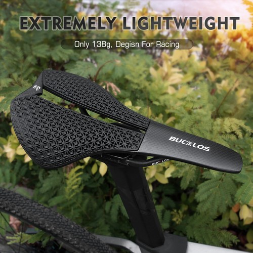 BUCKLOS U-PEFA S9100 3D Printed MTB Bike Saddle Seat Cushion Carbon Fiber 7x9 mm - Picture 7 of 8