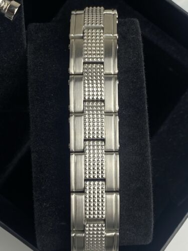 RARE Vintage Men's Marc Ecko The Saber Chronograph Set Silver Watch M22504G3 - Picture 5 of 8