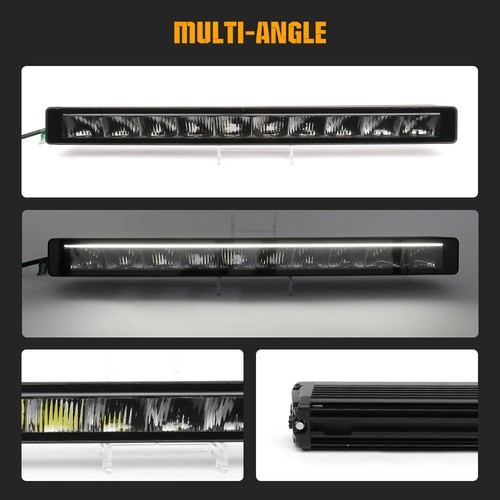Night Blazer 10/20/32/40/52" Slim LED Light Bar DRL Park Light Function 12V 24V - Picture 2 of 19