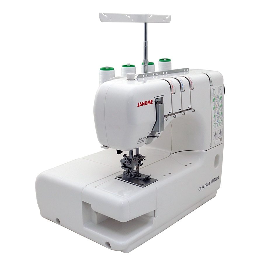 Janome CoverPro 1000CPX Coverstitch Serger Machine with Bonus Bundle
