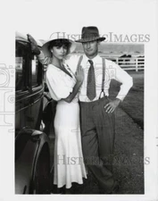 1984 Press Photo Rachel Ward and Bryan Brown in "The Thorn Birds" - srp26395