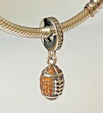 Authentic Pandora American Football #799530C01 Dangle Charm