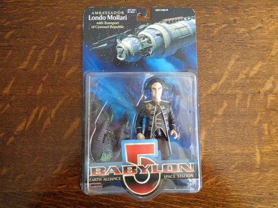 BABYLON 5 LONDO MOLLARI RED LOGO 1997 MIB TOY TV SERIES UNOPENED T7
