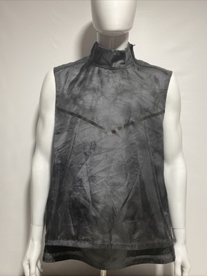 Nike Mens Tech Pack Hooded Running Jacket Graphic Zipper BV5679-065 Dark Grey XL