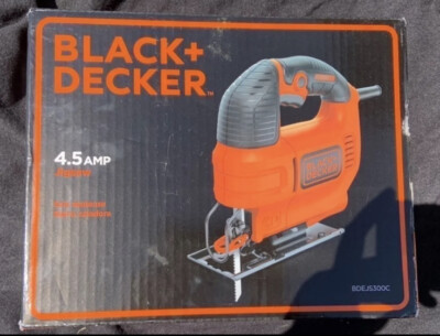 BLACK+DECKER BDEJS300C Jig Saw, 4.5 Amp, 3/4'' Stroke Length,Variable Speed Motor