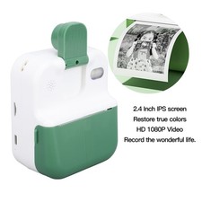 Camera Instant Print 2.4 Inch IPS Screen Selfie Digital Camera With 1080P