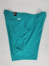 Adidas Ultimate 365 Golf Shorts Size 38 Men's Green Woven Stretch 8.5" JX7246
