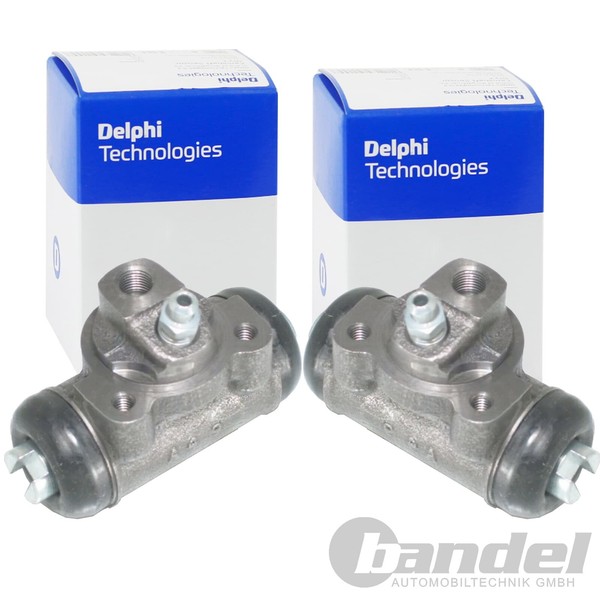 2X Delphi Radbremszylinder 25Mm Passend FüR Isuzu Campo D-MAX Trooper Opel-image
