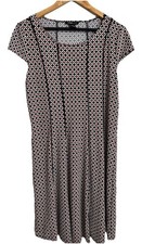 Robert Louis Dress Women Size 1X Red & Black