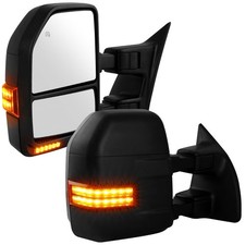 Power Heated Amber Signal Towing Mirrors For 1999-2007 Ford F250-f450 Super Duty Power Heated Amber Signal Towing Mirrors For 1999-2007 Ford F250-f450 Super Duty
