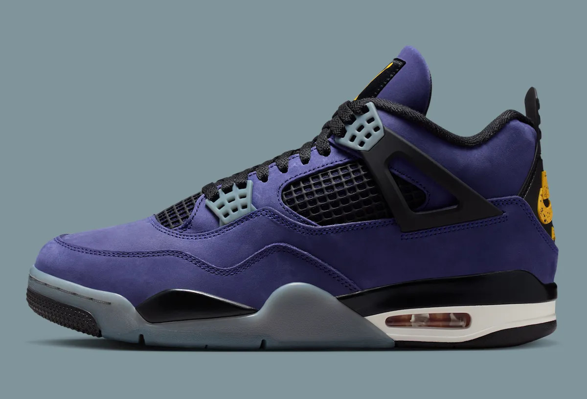 Nike Air Jordan IV 4 Retro Lakers Imperial Purple FV5029-500 sz 10