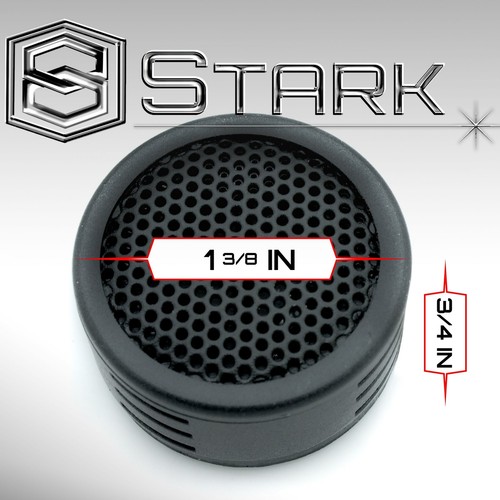 High Performance 500 Watt Max Power Neodymium Silk Dome Tweeters - 4 Pairs Su... - Picture 3 of 5