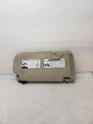 Used Left Sun Visor fits: 2006 Hyundai Tucson w/o illumination w/o sunroof Left