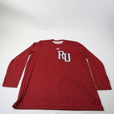 Rutgers Scarlet Knights adidas Long Sleeve Shirt Men's Red New