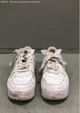 Authenticated Nike Air Force 1 Low Fontanka Women Triple White Sneakers - US 8.5