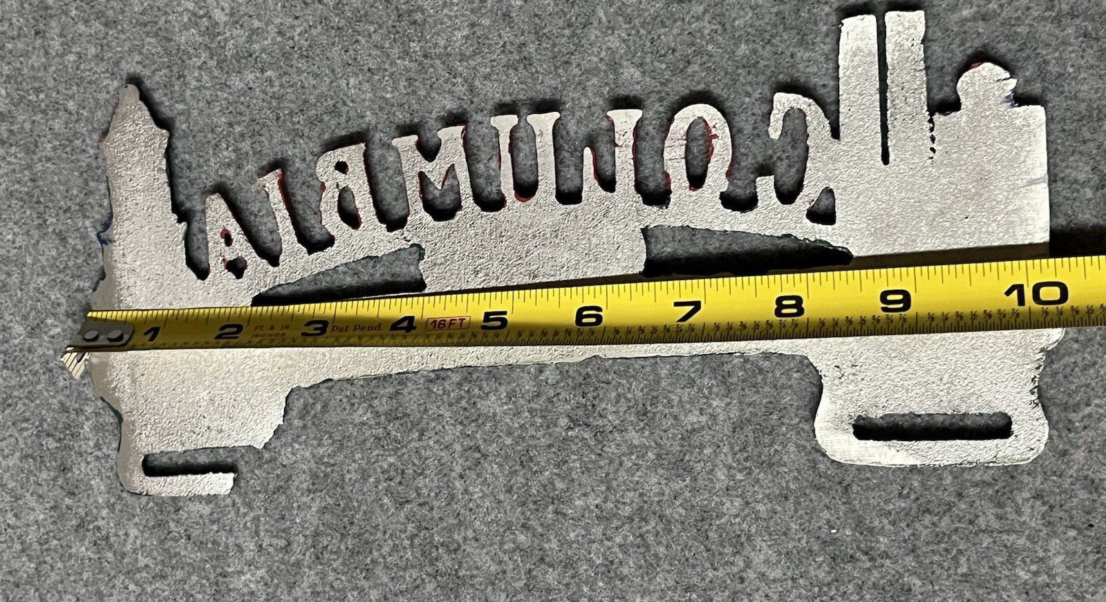 Pennsylvania License Plate Topper Columbia Pa Ideal for Industry Has Damage