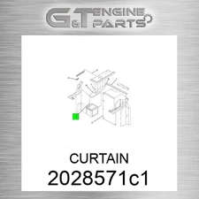 2028571C1 CURTAIN fits INTERNATIONAL TRUCK (Surplus Open Box)