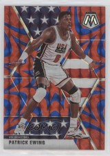 2019 Panini Mosaic USA Basketball Reactive Blue Prizm Patrick Ewing #253 HOF gc7