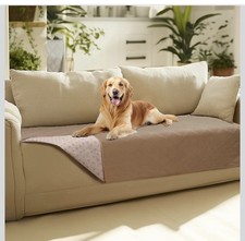 Waterproof Blanket for Dogs Anti-Slip Pet Protector Light Khaki 30x70 In