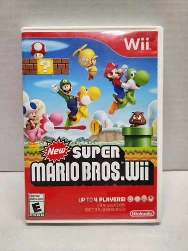 New SUPER MARIO BROS Wii Nintendo Wii . Tested