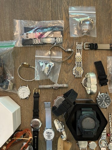 9.3 Lbs. of Used Watch Parts - Citizen, Croton, Michelle, Movado, & More - Picture 18 of 24