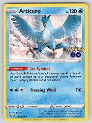 Articuno 024/078 Holo Rare Pokemon GO
