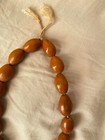 ANTIQUE CHINESE QING OLIVE LARGE PIT SEED NUT MALA PRAYER BEADS NOT WOODANTIQUE — photo 5
