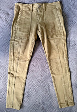 Banana Republic Olive Green Skinny Ankle Utility Pants Jeans Sz 24P