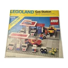 Vintage LEGO 6375 Empty Box ONLY Legoland Exxon Gas Station 1980 FLAT Town RARE