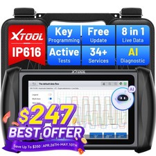 XTOOL IP616 Key Programmer OBD2 Scanner Bidir...