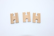 Wooden Thomas Train Compatible Short Straight Tracks 2 inch 3 Pack