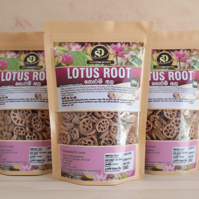 Dehydrated Lotus Root Slices 100g|Dried Nelumbo nucifera | Natural Herbal Food